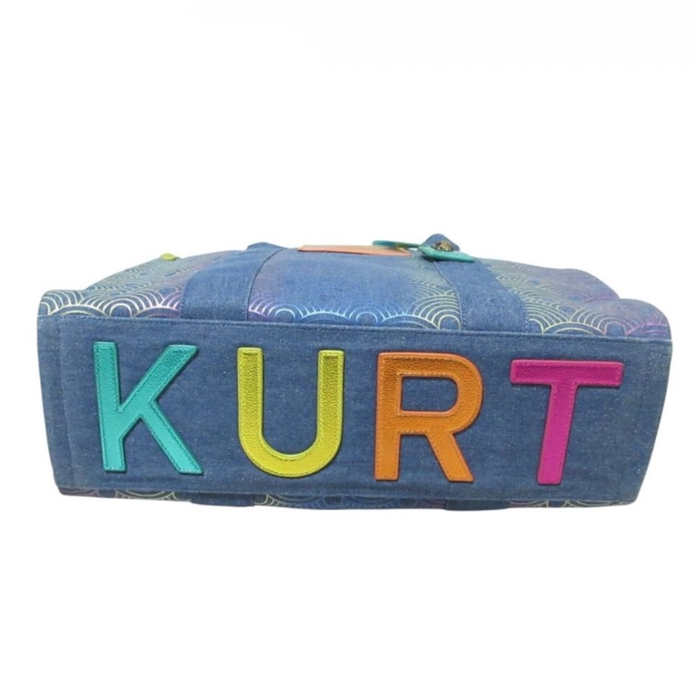 Kurt Geiger Denim Iridescent Tote - Picture 2 of 11